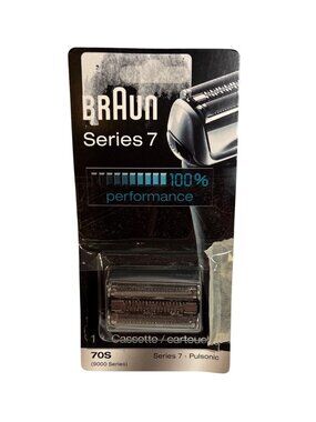 Braun Pulsonic Series 7 70S Foil Cutter Replacement Head Cassette Skin Friendly